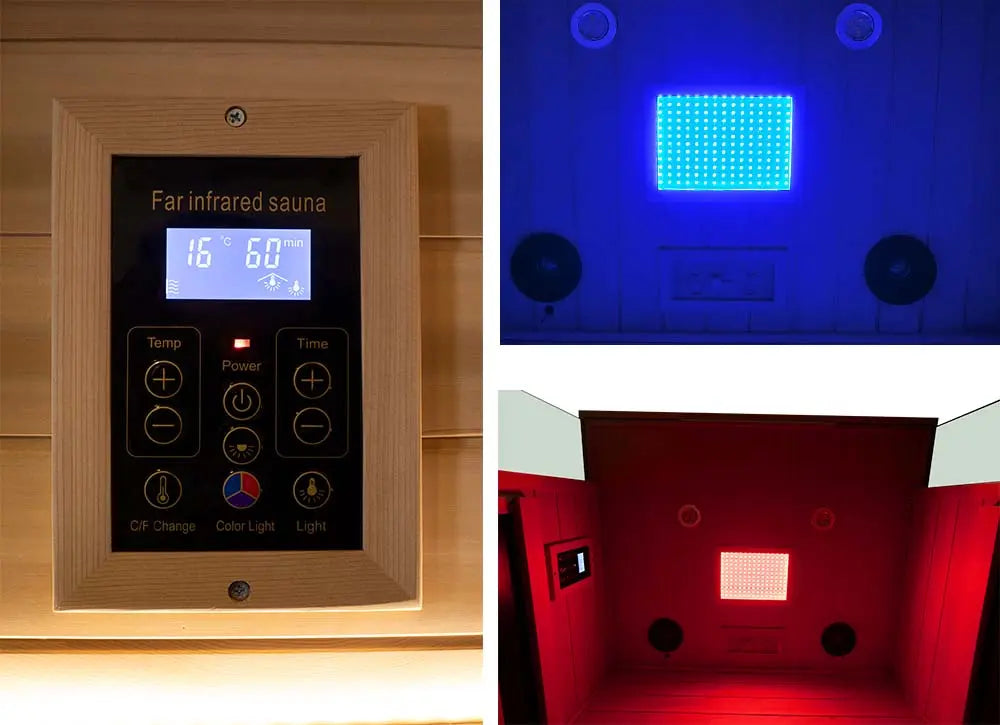 SR02 2 Person Red Cedar Far Infrared Sauna